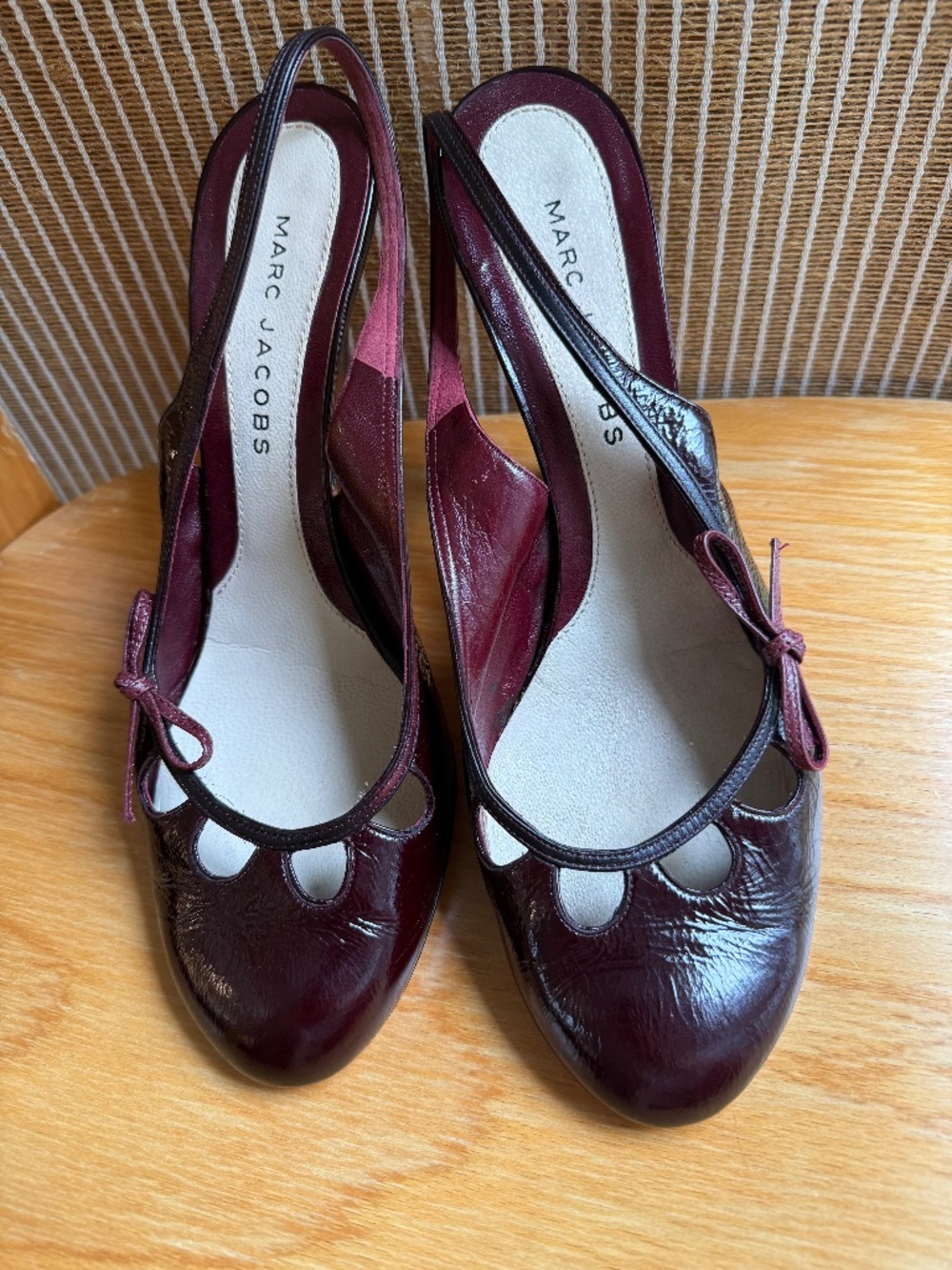 Marc Jacobs Patent Slingback pumps